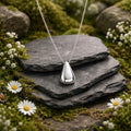Anhänger mit Kette 925/- Sterling Silber rhodiniert glanz