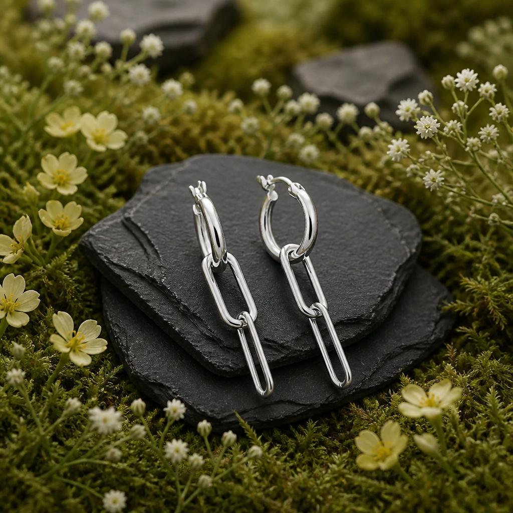 Creolen-925-SterlingSilber-rhodiniert-zweiKettenglieder