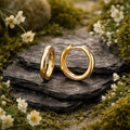 Creolen 333/- Gelbgold glanz