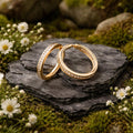 Creolen 375/- Gelbgold glanz Zirkonia Ø22mm