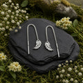 Durchziehohrringe-925-SterlingSilber-rhodiniert-Fluegel