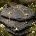 Fusskette 925/- Sterling Silber vergoldet Zirkonia