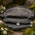 Anklet 925 Rhodium Plated