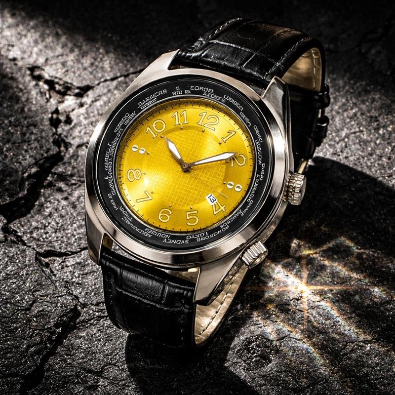 HEINRICHSSOHN Danzig Champagne HS1003Y Men's Watch