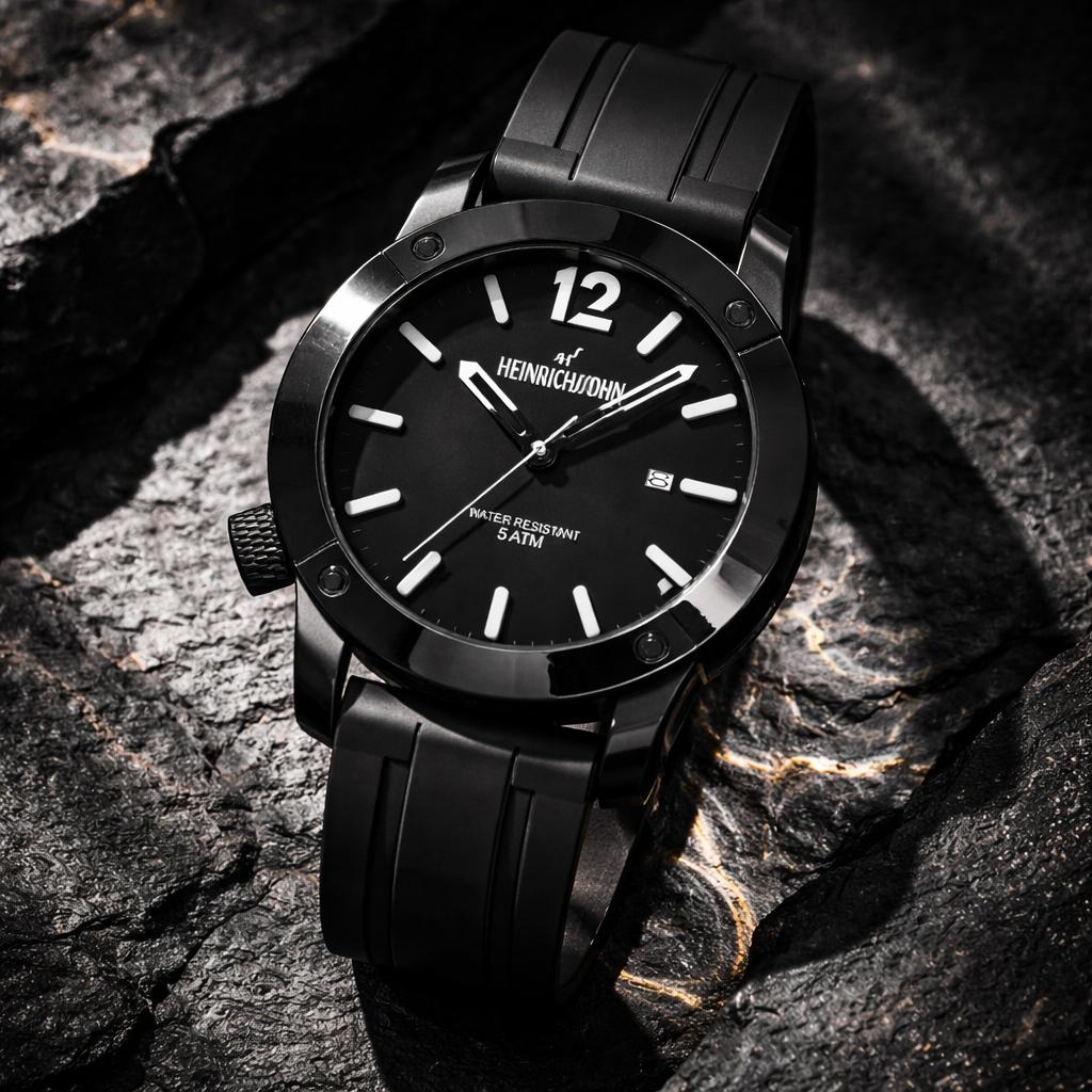 HEINRICHSSOHN GE-Schalke HS1014B Men's Watch