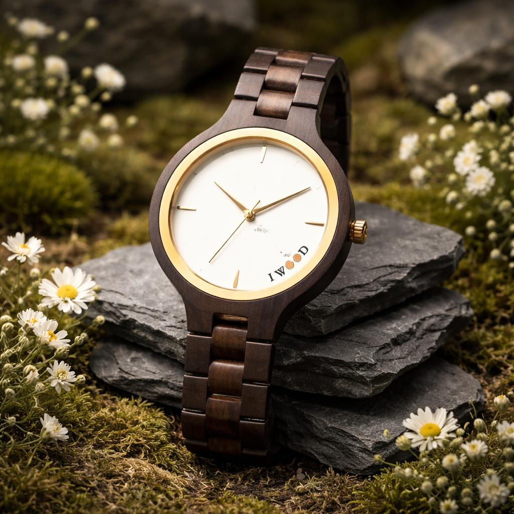 Iwood Genuine Wood Women's Watch IW18442002