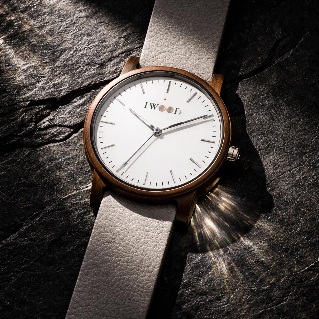 Iwood Genuine Wood Men's Watch IW18444001