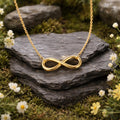 Kette 925/- Sterling Silber vergoldet Infinity