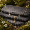 Kette 925/- Sterling Silber vergoldet Perle und Zirkonia