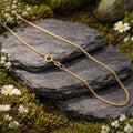 Kette 925 Sterling Silber vergoldet Panzerkette 50cm
