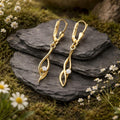 Ohrhänger 333 Gelbgold glanz Zirkonia