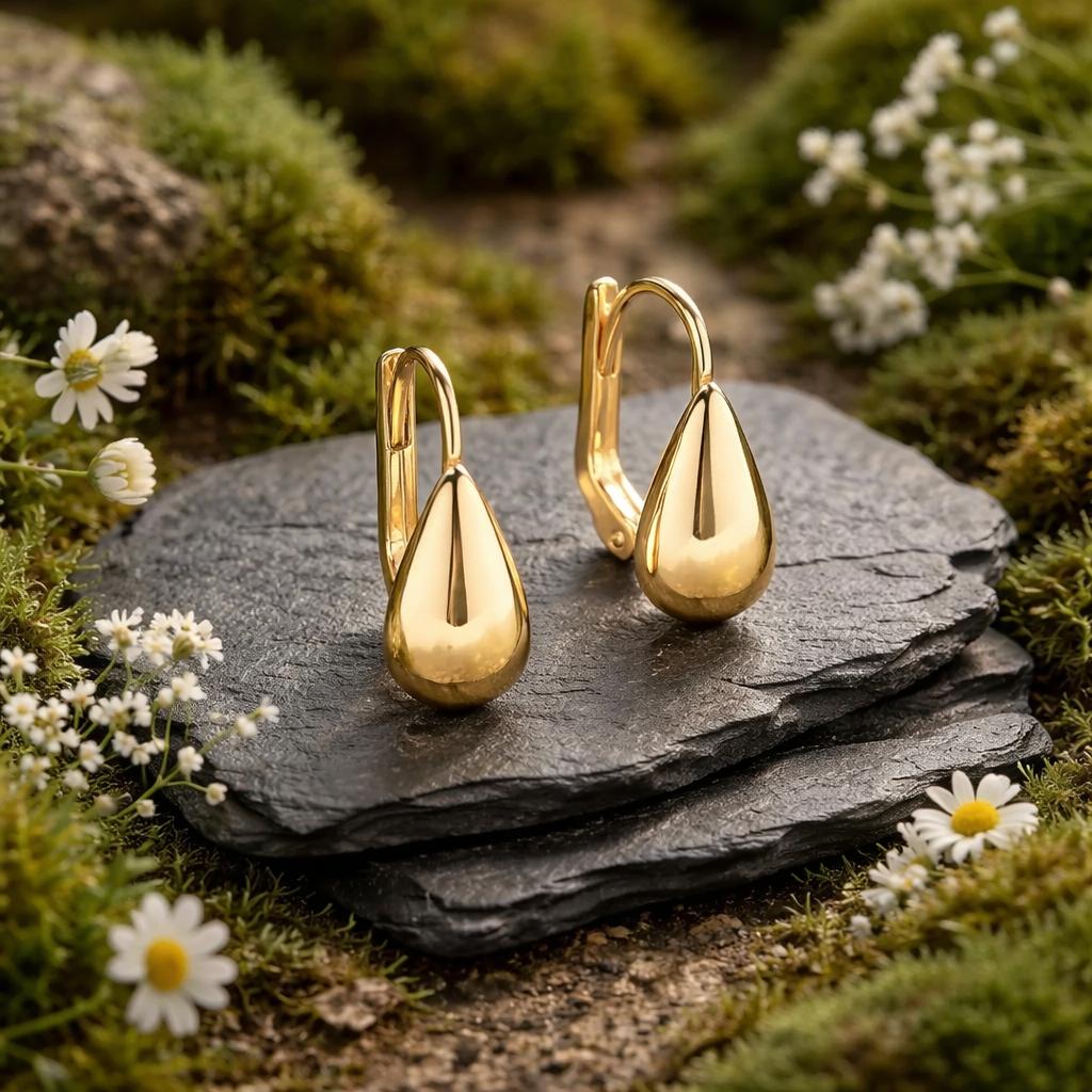 Ohrhänger 375/- Gelbgold glanz