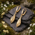 Ohrhänger 375/- Gelbgold glanz/matt