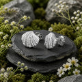 Ohrstecker-925-SterlingSilber-rhodiniert-Muschel-Zirkonia