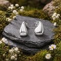 Ohrstecker 925/- Sterling Silber rhodiniert glanz