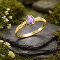 Ring 585/- Gelbgold Amethyst