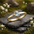Ring 585/- Gelbgold Blautopas