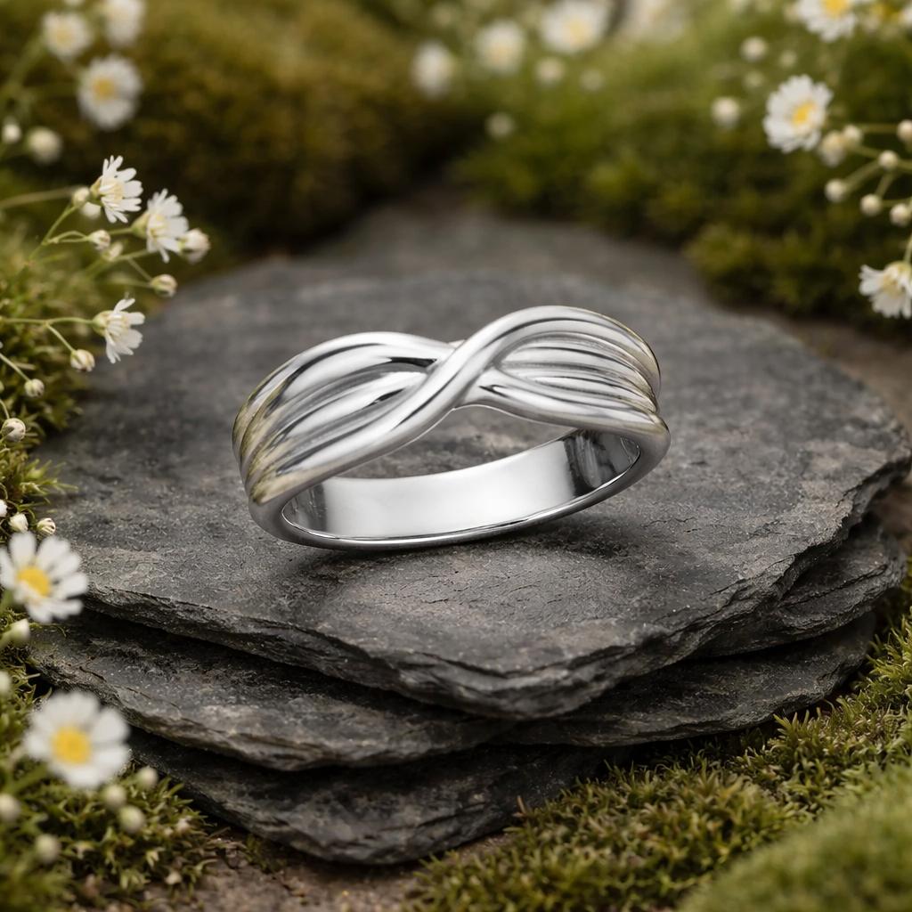 Ring 925/- Sterling Silber rhodiniert