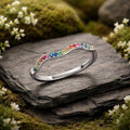 Ring 925 Sterling Silber rhodiniert bunte Zirkonia