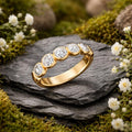 Ring 925 Sterling Silber vergoldet Zirkonia weiß