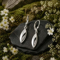 Drop Earrings 925 Rhodium Plated