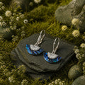 Ohrhänger 925/- Sterling Silber rhodiniert Abalone