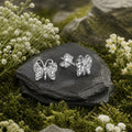Stud Earrings 925 Sterling Silver with Crystal