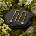 Ohrringe 333/- Gelbgold Zirkonia