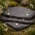 Kette 925/- Sterling Silber rhodiniert Zirkonia