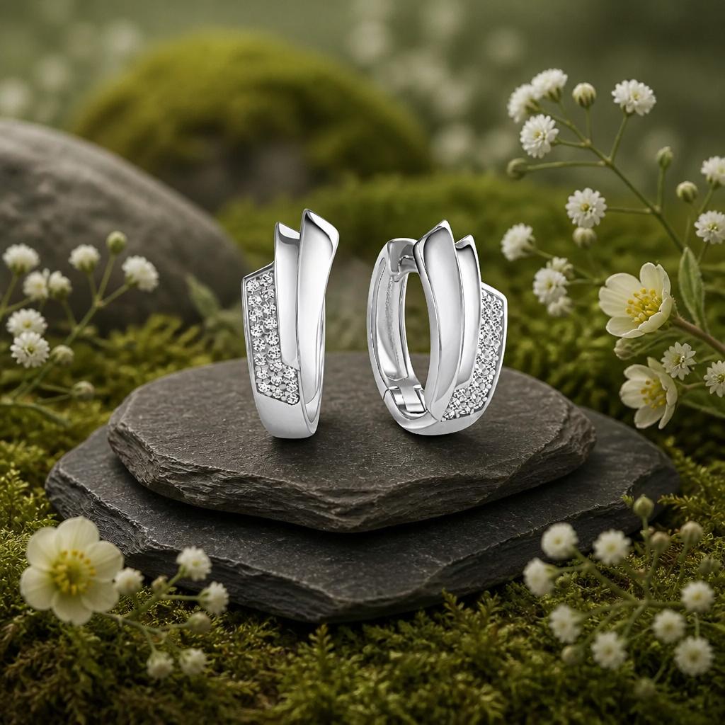 NaNiCo-Jewels-creolen-925-Sterling Silber-Zirkonia