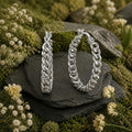 Creolen 925/- Sterling Silber rhodiniert