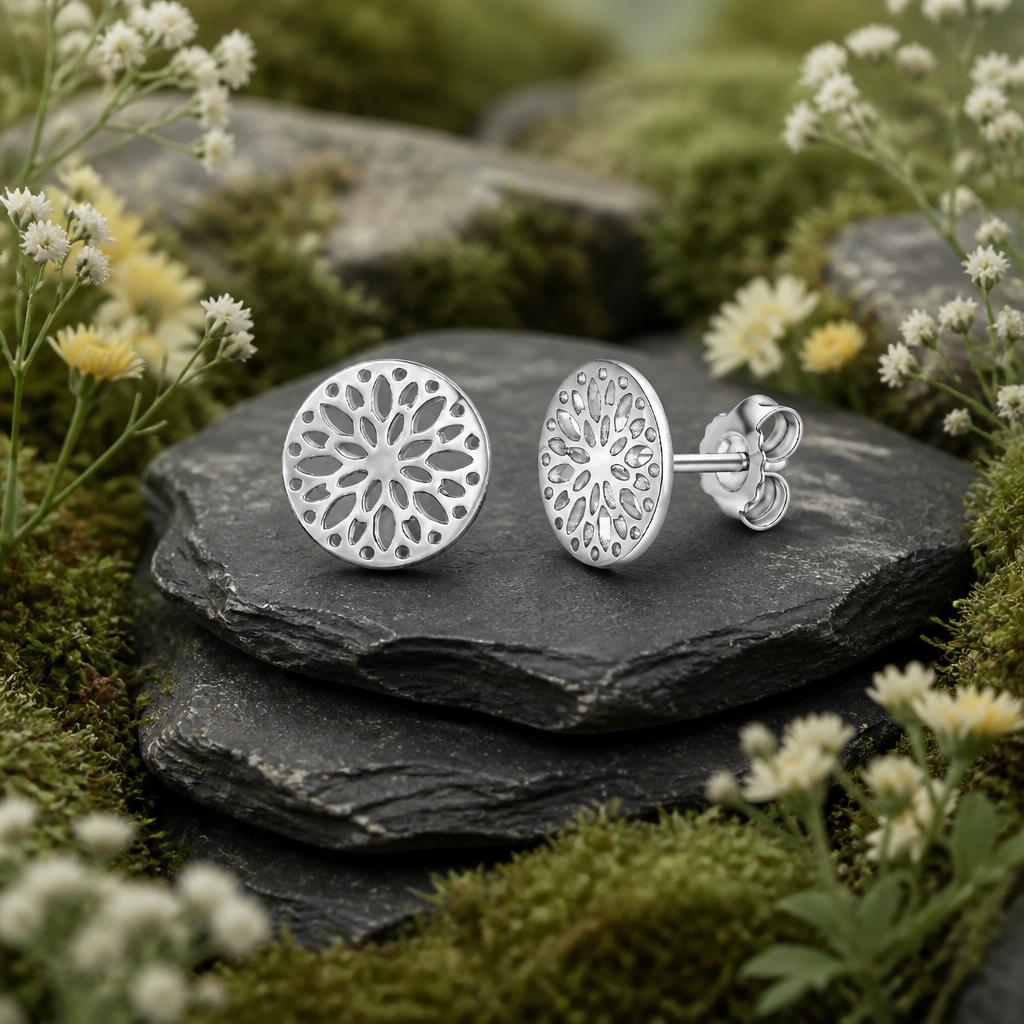 Ohrstecker 925-Sterling Silber rhodiniert